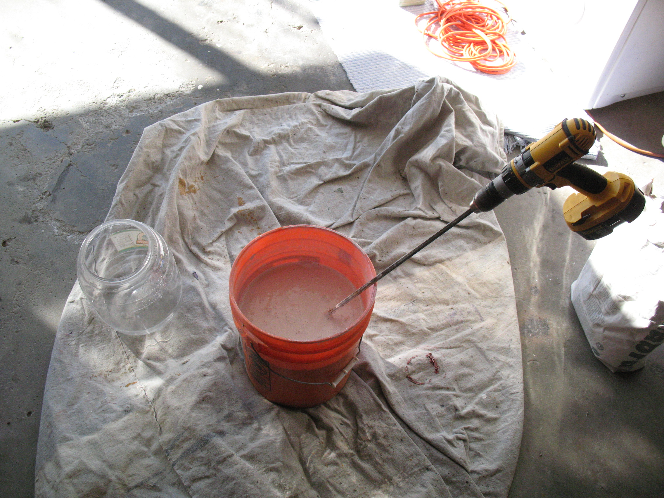 Mixing And Appling Fog Coat On Stucco